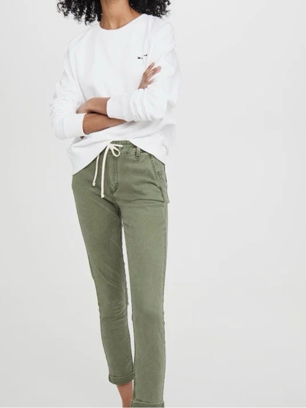 PAIGE Christy Vintage Coastal Green Pants Size 28 - Picture 3 of 13